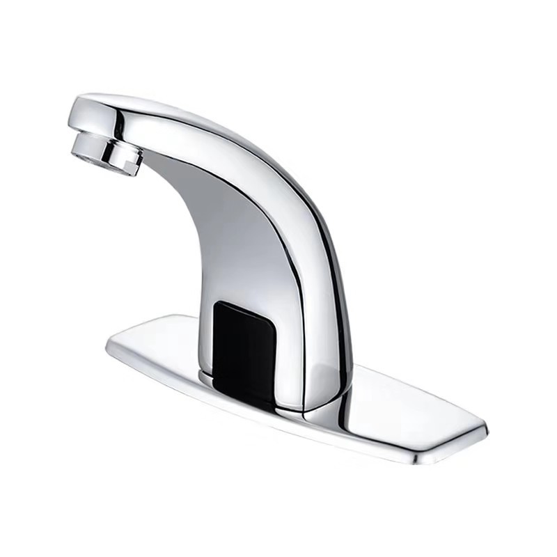 New Chinese style automatic induction faucet all copper single cold intelligent infrared household faucet hand washing machine wholesale