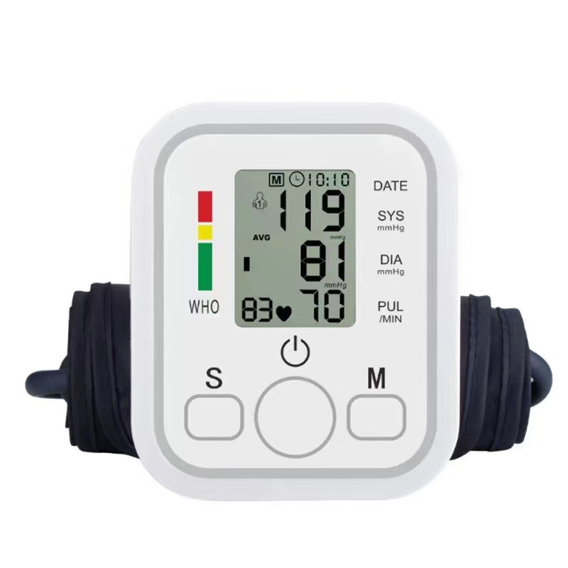 Factory direct English electronic sphygmomanometer USB plug-in home English voice Amazon export foreign trade