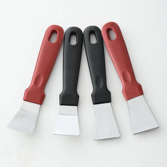 Stainless steel lampblack shovel lampblack machine shovel blade decontamination shovel pot bottom cleaning tool vortex Shell oil kitchen cleaning shovel