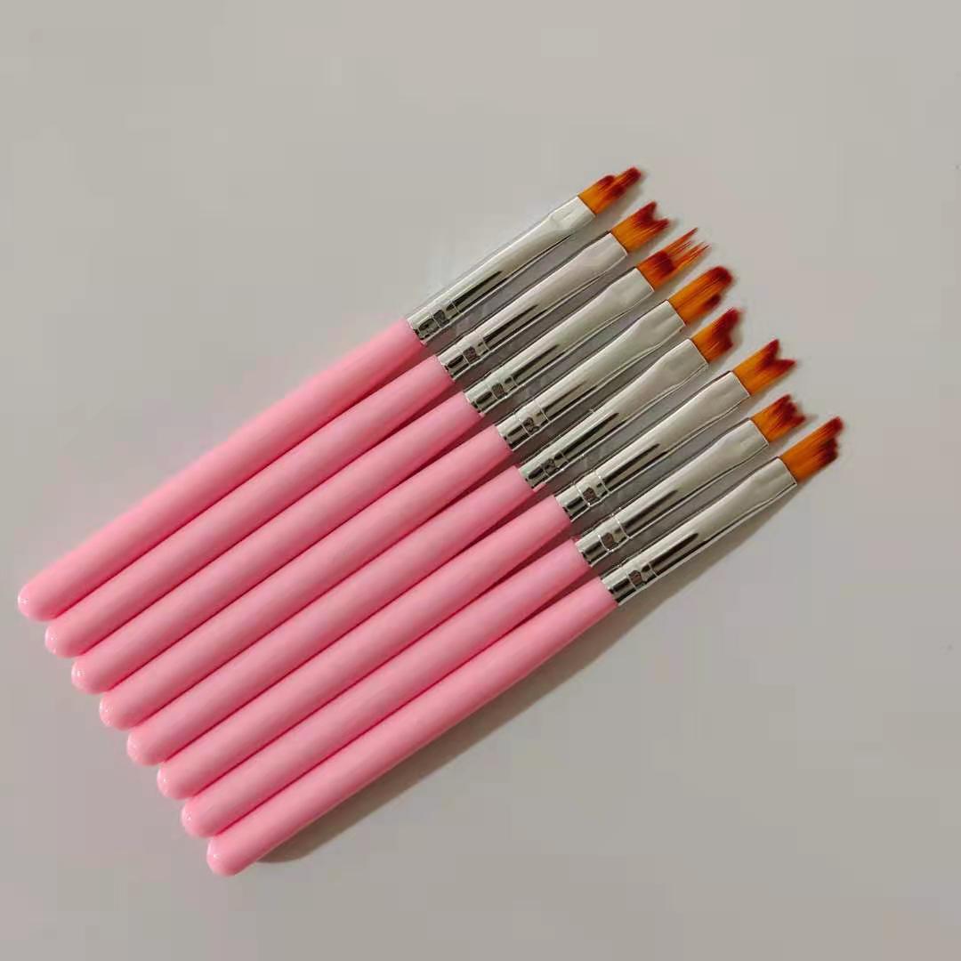 Nail art flower pen 8 sets of plastic rod painted pattern pen petal pen sawtooth pen