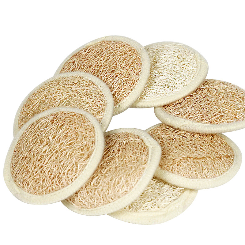 Natural Luffa Wash Face Cleanser Beauty Makeup Tool Exfoliating Makeup Remover Luffa Flesh Cleansing Wash