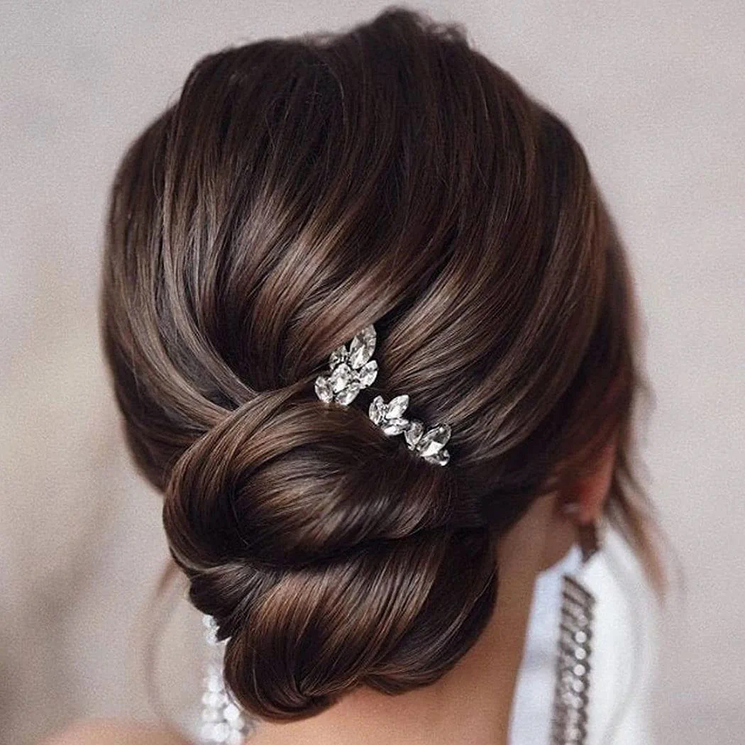 Europe and the United States cross-border 3 a group of diamond hairpin U-shaped hair pin headwear factory direct cross-border wholesale