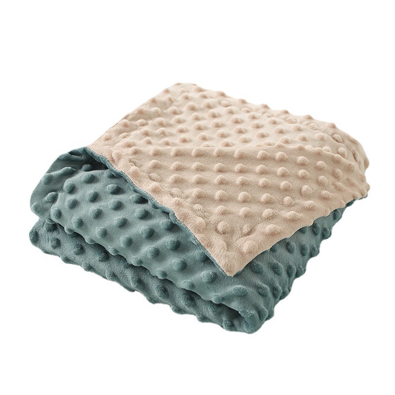 Baby Bean Blanket Baby Soothing Blanket Children's Double Quilt Blanket Air Conditioning Blanket Newborn Blanket