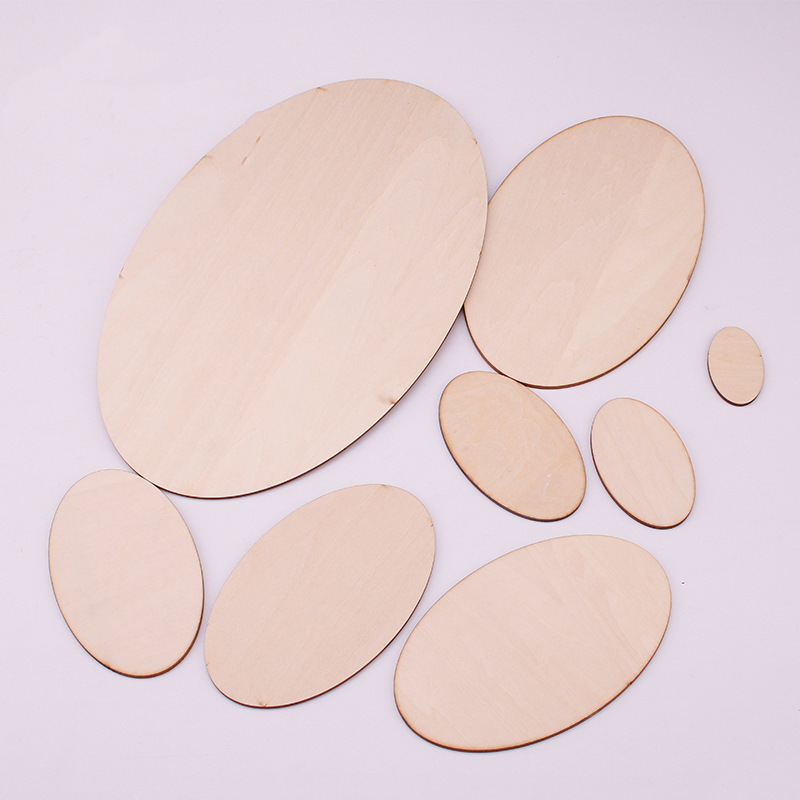 Factory Direct round wood chip round wood chip Crafts decorative model making material in stock
