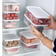 Refrigerator Frozen Meat Box storage box food grade food classification grid ice cream non-flavor sealed fresh-keeping Frozen box