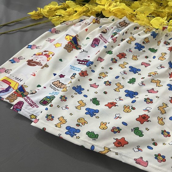 Summer Pajama Pants Women's Shorts Walking Pants Cartoon Thin Summer Pants Women's Beach Pants Cute Home Pants
