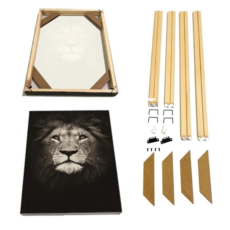 Foreign trade special DIY assembly frame wall hanging painting solid wood inner frame is easy to transport! Recommend! Order at least one piece