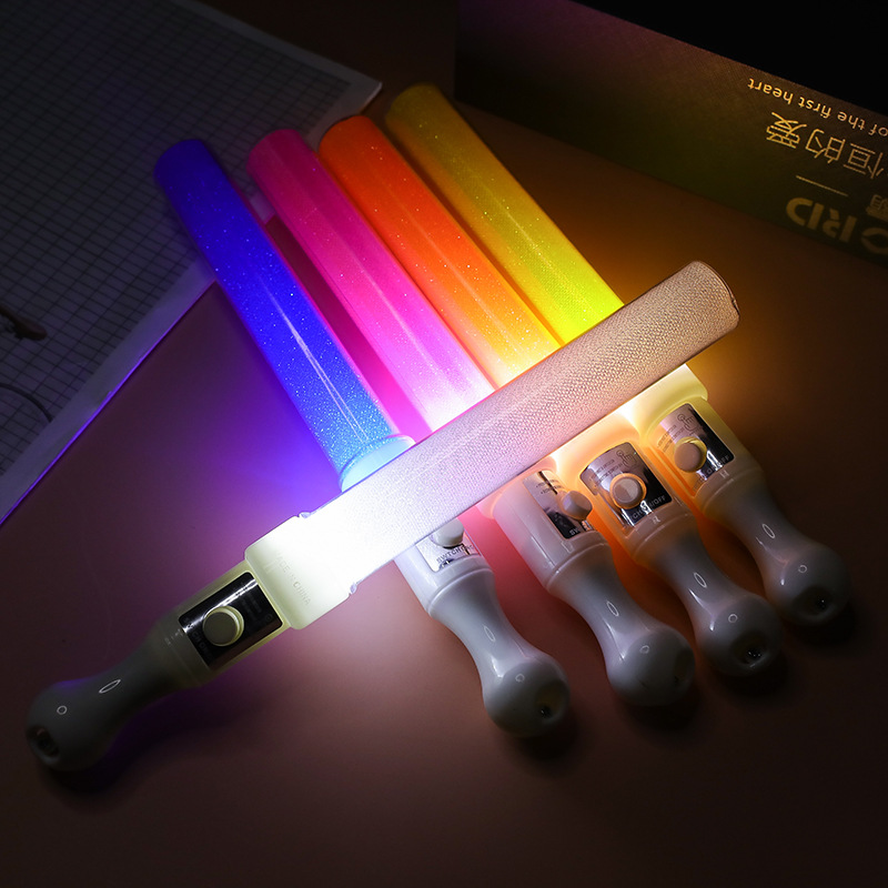 Glow stick concert glow stick Star concert bar cheer flash props support stick LOGO wholesale