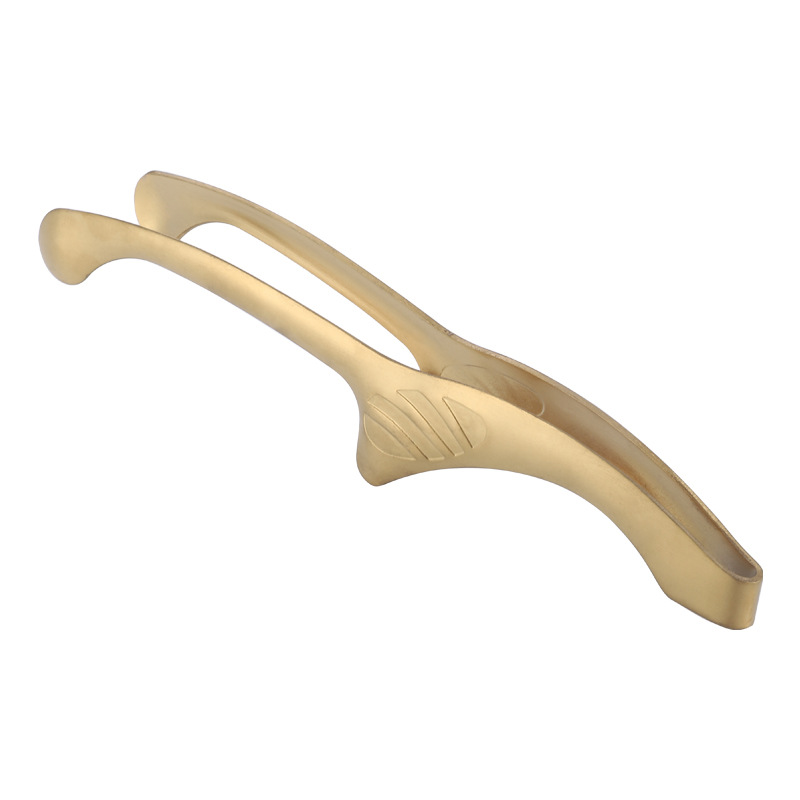 Korean style barbecue clip 304 stainless steel food clip barbecue clip commercial golden barbecue shop special clip buffet clip