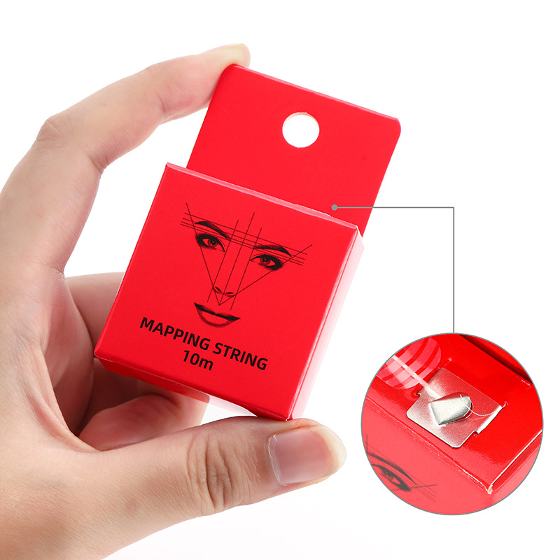 Manufacturer in stock ink line box tattoo line auxiliary drawing line positioning ruler Ink Tattoo line ruler auxiliary eyebrow drawing tool