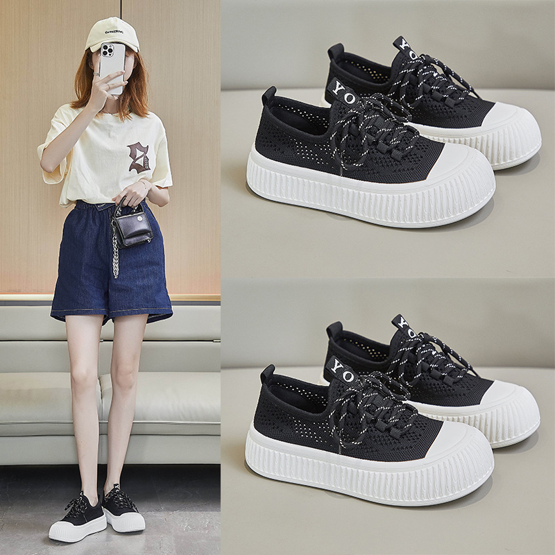 ins Trendy Korean Canvas Shoes Women's 2023 Summer New Student Running Casual Shoes Skate Shoes Internet Popular Street Photograph M16