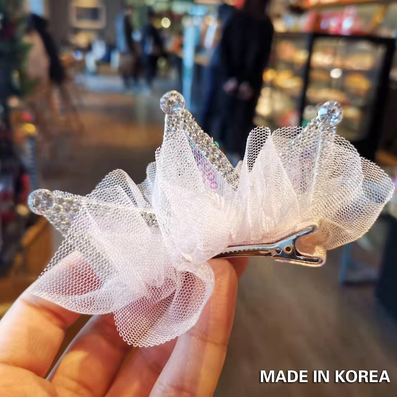 Korean children's full diamond crown top clip Princess temperament sweet headdress holiday birthday hair accessories baby hairpin