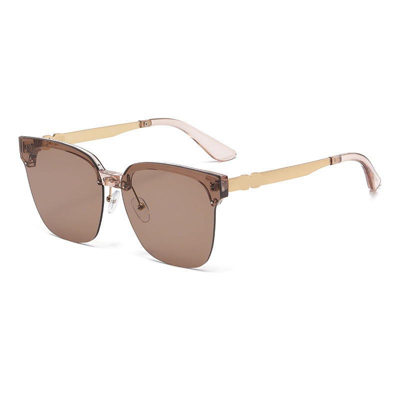 2023 new fashion ins Wind sunglasses UV protection ultra light sunglasses half frame glasses unisex wholesale
