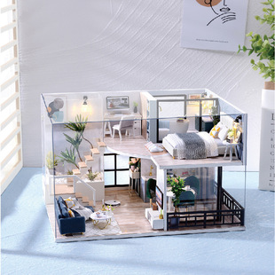 Smart House DIY cottage comfortable time and space novel design double-layer LOFT cottage Assembly