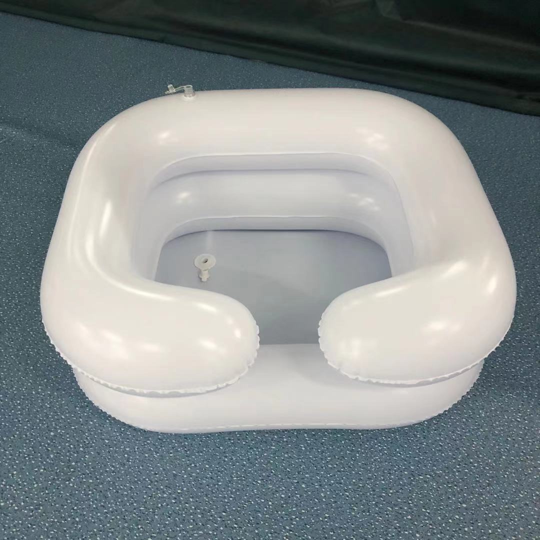 PVC inflatable shampoo basin bed care products for the elderly pregnant women care basin beauty salon shampoo products