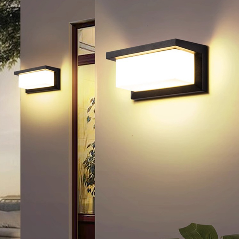 Solar outdoor wall lamp Villa courtyard door exterior wall lamp home balcony terrace corridor aisle landscape lighting