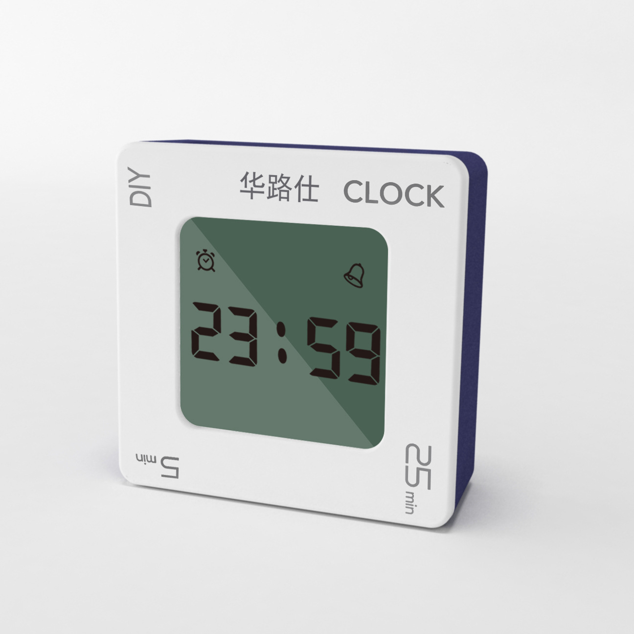 Upgraded Scientific Working Time Management Timing Reminder Vibrating DIY Timer Flips Four-sided Alarm Clock