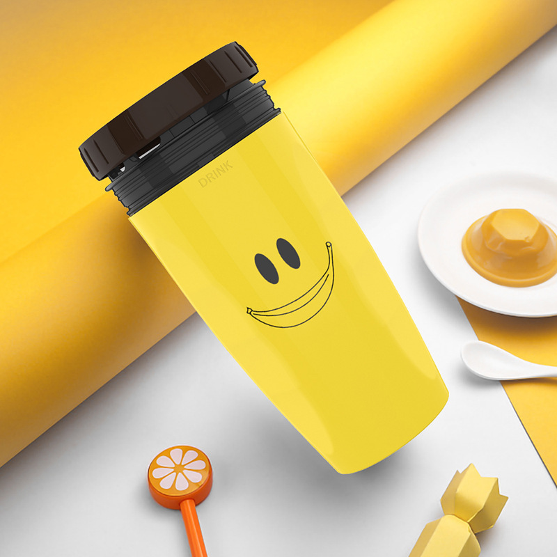 Simple Cute High-value Straw Cup Female Summer Student Adult Girl Plastic Small Portable Twisted Cup