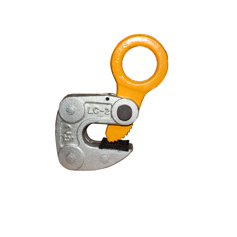 LC steel plate tongs thickened anti-drop die forging steel plate hook lifting clamp 1 ton 2 ton 5 ton 10 ton horizontal lifting steel plate clamp