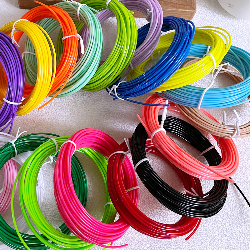 Factory wholesale direct sales 3D printing pen consumables high temperature PLA diameter 1.75mm low temperature PCL5 m 3 m