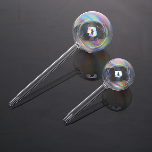 Ball Flower Watering Household Necessary Flower Watering Artifact Creative Laser Blue Glass Round Flower Watering