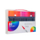 60 color black rod new watercolor pen