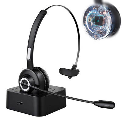 Traffic Bluetooth Headset Bluetooth 5.0 Headset Truck Driver Customer Service Traffic Business Headset