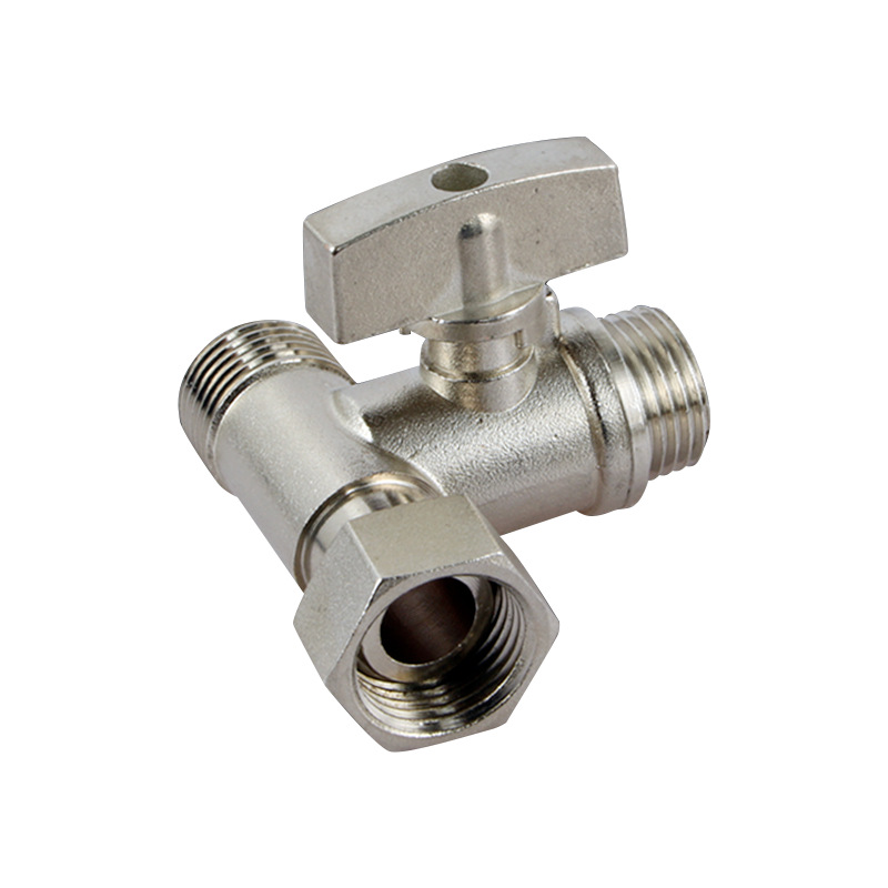 One-two-way angle valve three-way ball valve with union switch water pipe shunt water separator washing machine shunt ball valve