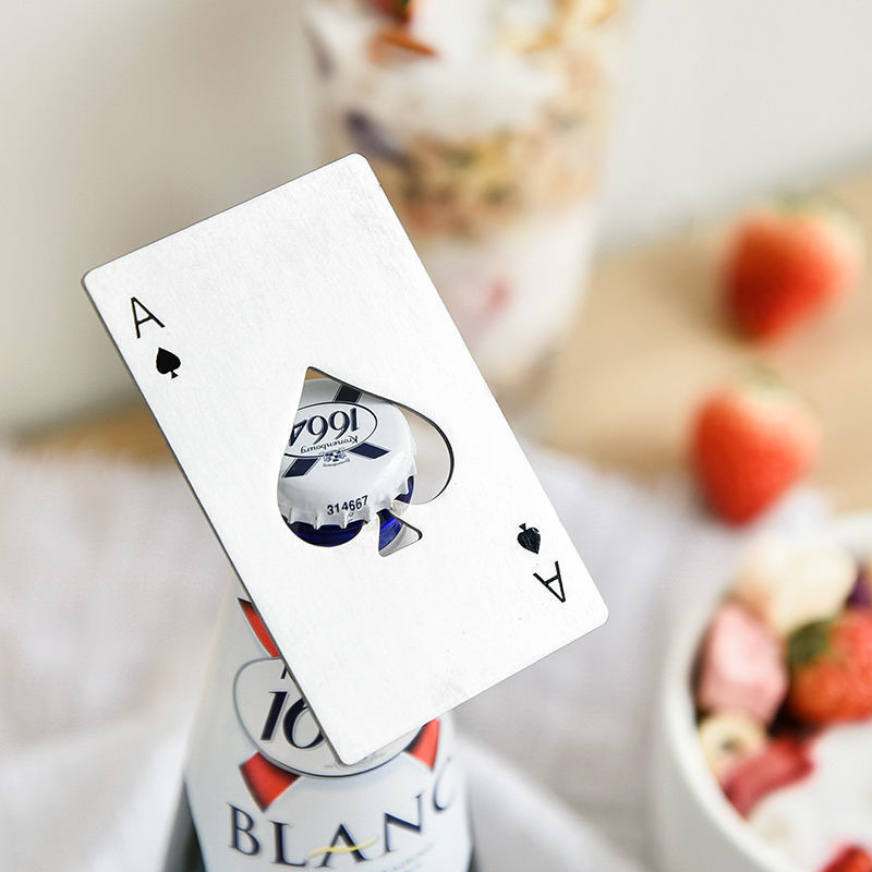 Beer Poker Bottle Opener Personalized Creative Portable Restaurant Restaurant Home Beer Bottle Opener Hotel Bottle Opener