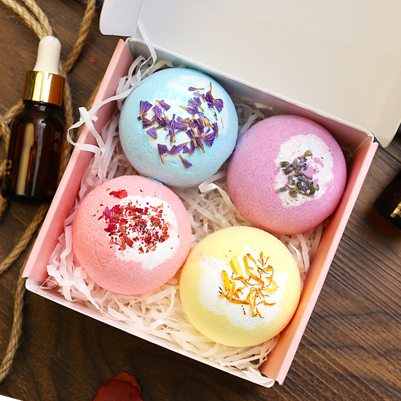 Explosive bath ball bubble bath ball trembles Bath flower female bath salt bath ball Bath bubble bubble bomb bath supplies