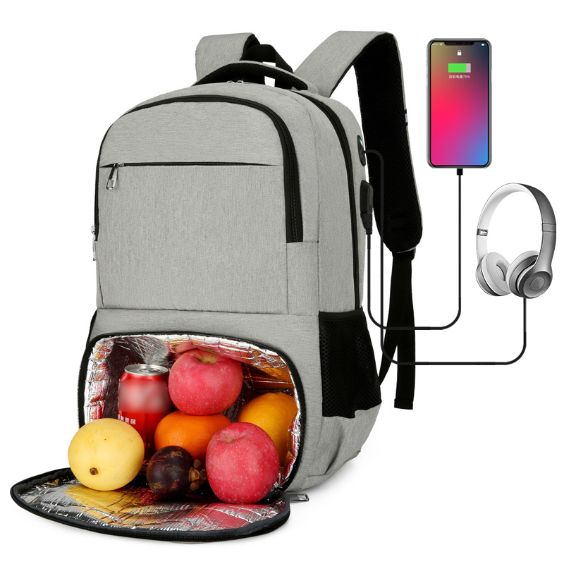 Insulated Backpack Multi-functional Picnic Food Delivery Storage Bag Cold Bag Red Wine Ice Bag Printable