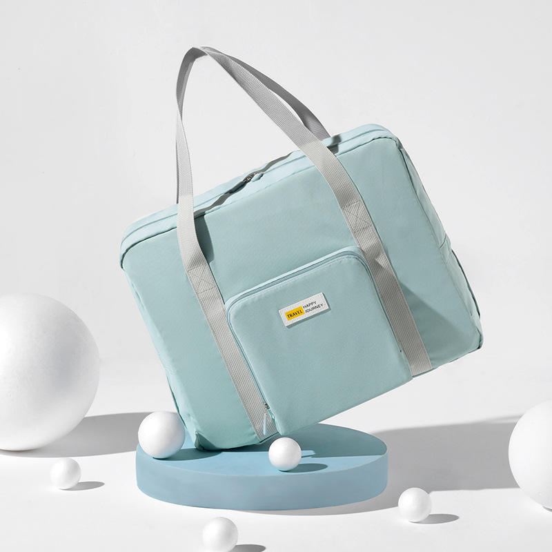Korean foldable travel bag trolley case large capacity luggage bag moving finishing clothes storage bag wholesale