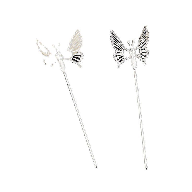 Butterfly hairpin hairpin set women's natural bow hair comb bangs sweet Joker adult headdress hair accessories wholesale