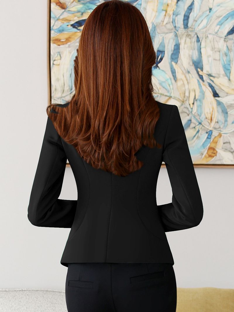 Fashion Elegant Women's Small Suit Jacket Spring and Autumn Short Red Long Sleeve Suit Mother Wear Slim-fit Slimming Top