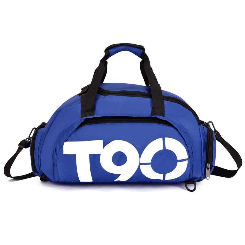 T90 Short Distance Sports Fitness Bag Dry and Wet Separate Travel Bag Foldable Multifunctional Outdoor Luggage Storage Bag