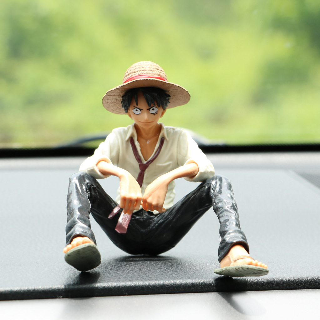 Луффи ручной работы стилист Автомобильные украшения One Piece украшение центральной консоли автомобиля анимация украшения ручной работы