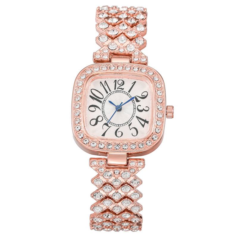 esplosioni più venduti quadrato digitale blu ago moda braccialetto di diamanti orologio da donna orologio da donna_voghion.com