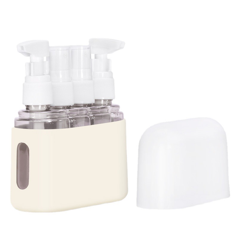 Amazon Комбинированный костюм Дорожная бутылка FDA Spray Bottle Косметическая бутылка для лосьона Герметичная стирка и стирка Образец для розлива по бутылкам