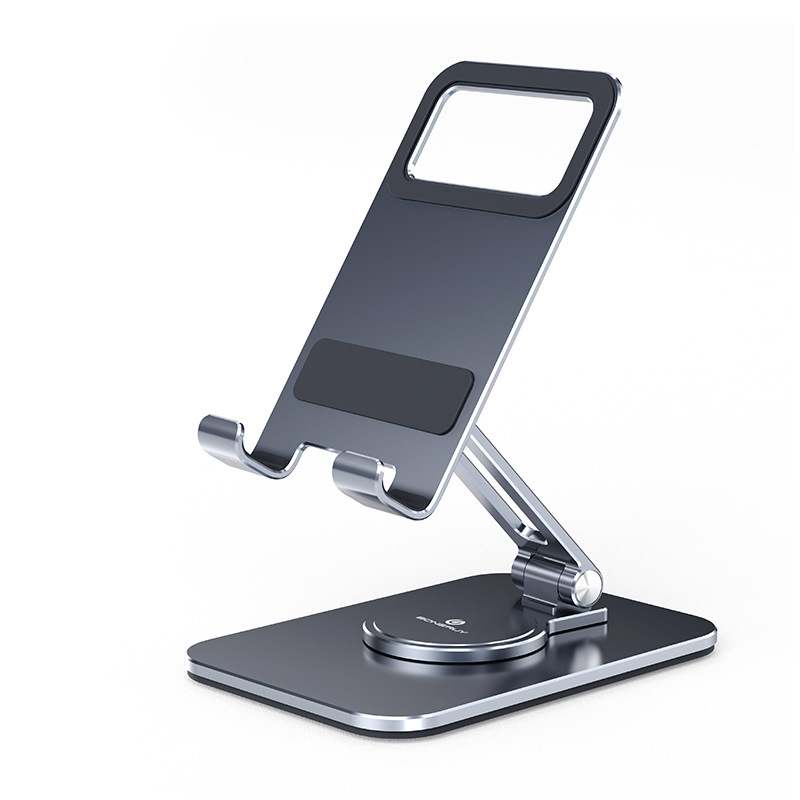 Portable mobile phone bracket can rotate 360 degrees and fold the bracket. sharp boneruy online lesson learning tablet bracket