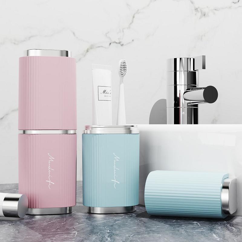 Two-in-one travel wash cup portable business trip mouthwash Cup brushing Cup with lid Tooth Cup tooth storage box suit