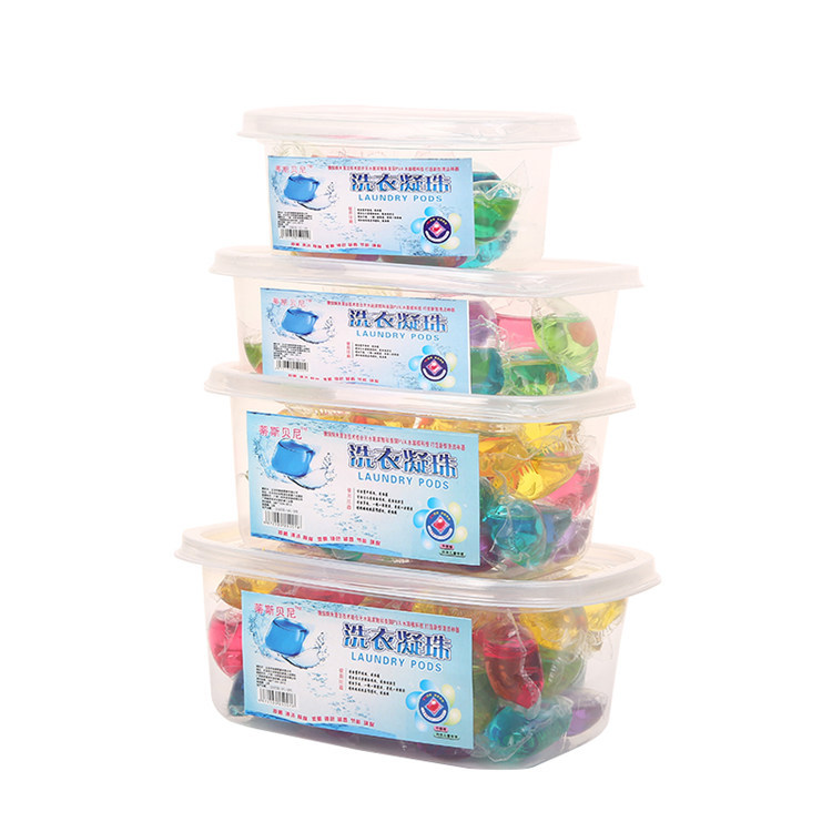 Tees Benny Single Cavity Super Fragrance Laundry Beads Laundry Liquid Soft Clothing Floor Cleaning Beads 4g Boxed