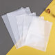 PE thick transparent frosted clothing zipper bag socks storage bag transparent underwear packaging plastic bone strip ziplock bag