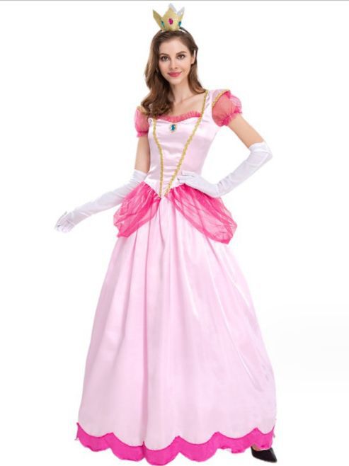 New Mary Biqi princess dress stage costume court party queen dress pink peach blossom princess costume