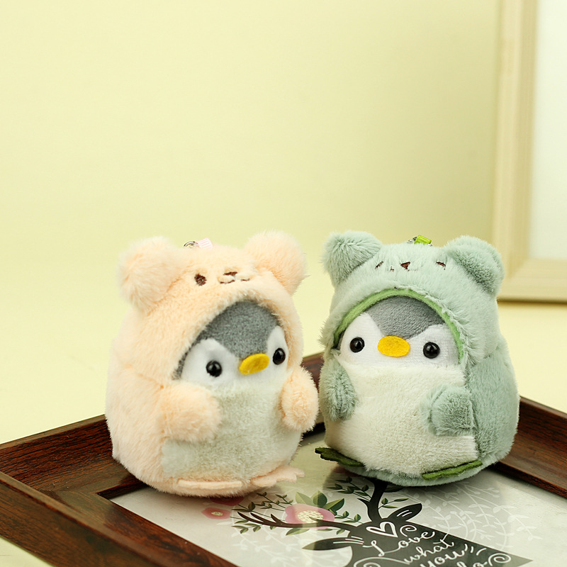 Penguin doll cute change-dressing little penguin Net red explosions plush toy small pendant