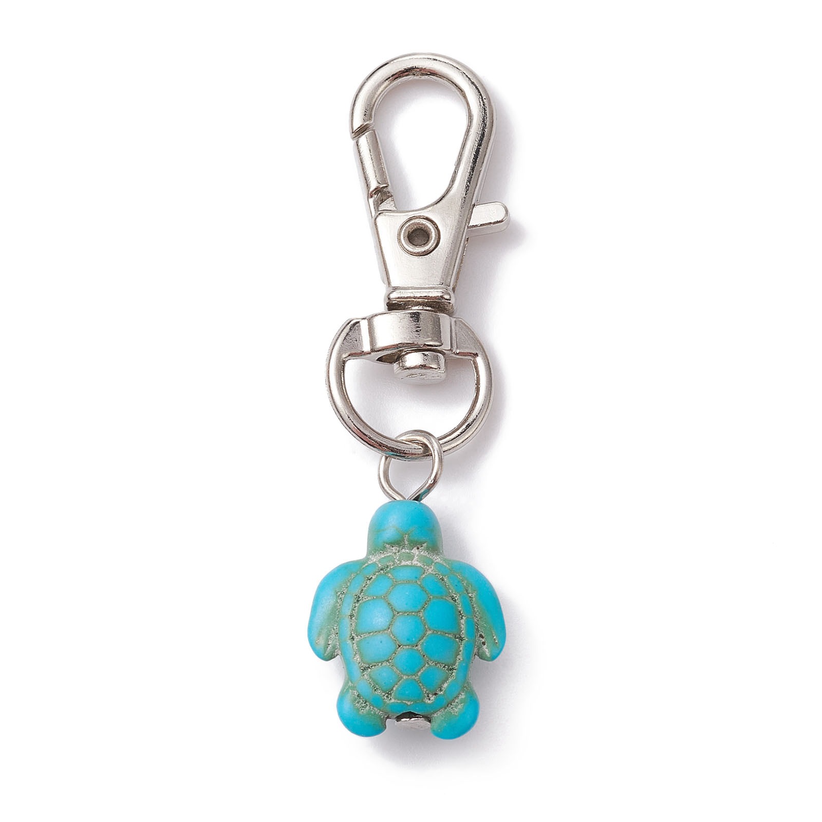 Cross-border Amazon e-commerce new synthetic turquoise beaded turtle golden turtle pendant ornaments accessories factory direct sales