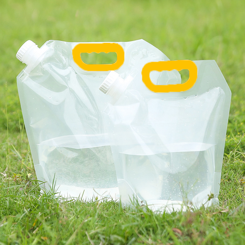 アウトドアポータブル折りたたみウォーターバッグ登山旅行キャンプ用プラスチックソフト貯水バッグバケツ大容量貯水バッグ|undefined