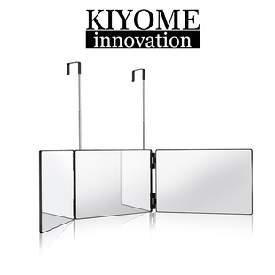 Cross-border retractable adjustable hanging Three mirrorLED makeup folding three-sided mirror three-fold mirror