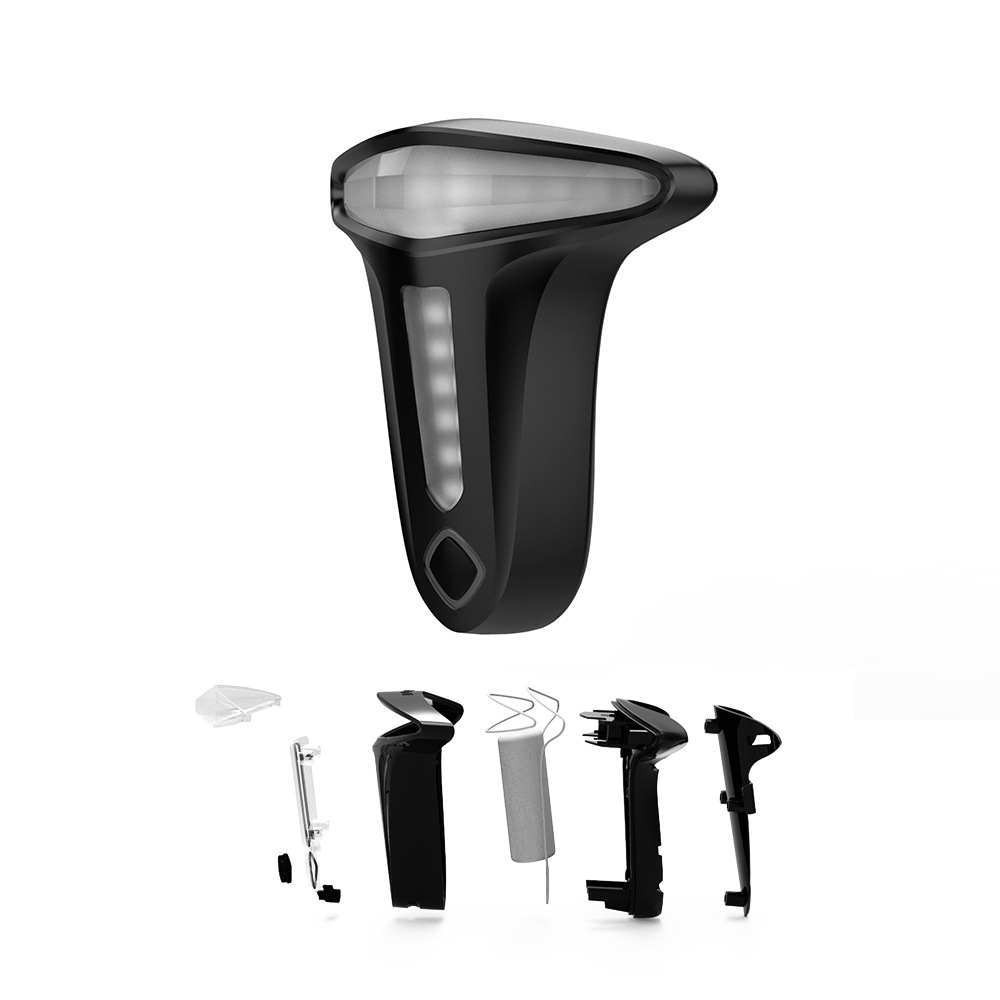 Bicycle tail light intelligent brake sensor light mountain bike usb charging road bike warning night riding tail light