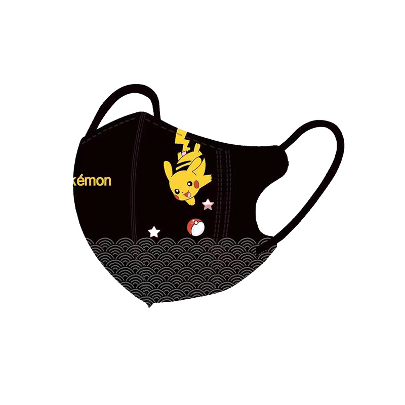 Spring and Summer New Pikachu Mask 3D Three-dimensional Children's Mask High-value Protective Mask Special Protection for School