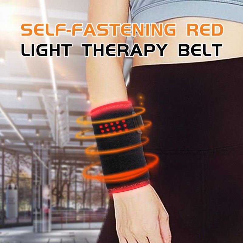 In stock wholesale Mitu patent red light arm guard with ankle guard wrist red light physiotherapy lamp practical red light Belt
